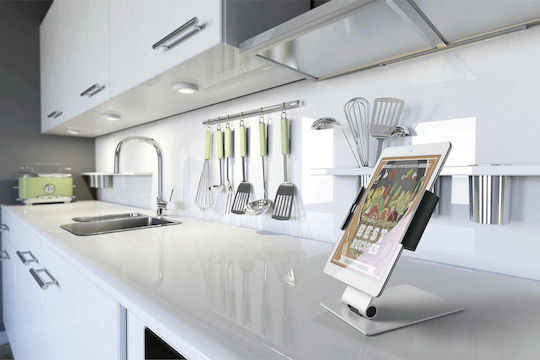 Durable Table Stand pentru tabletă Birou în culoarea Argintiu