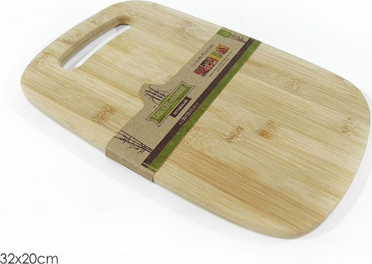 General Trade Επιφάνεια Κοπής από Μπαμπού Καφέ 32x20cm
