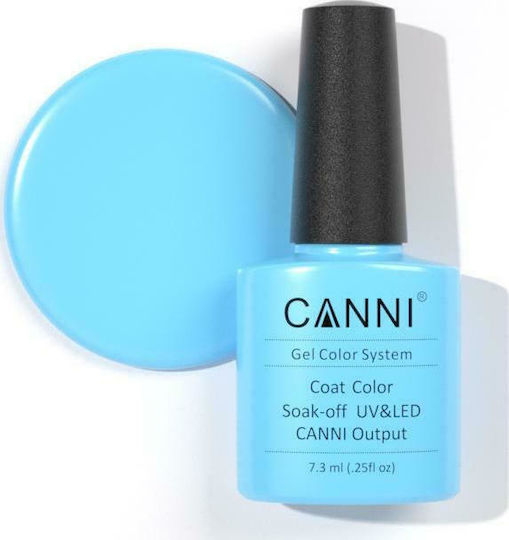Canni Classic Semi-Permanent Nail Polish 254 Water Blue 7.3ml 1pcs