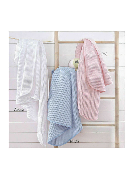 Rythmos Blanket Cot Sweety Waffle White 110x140cm
