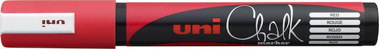 Uni-Ball Chalk Marker Marker Red Blackboard Liquid Chalk for Wood and Glass 1.8-2.5mm