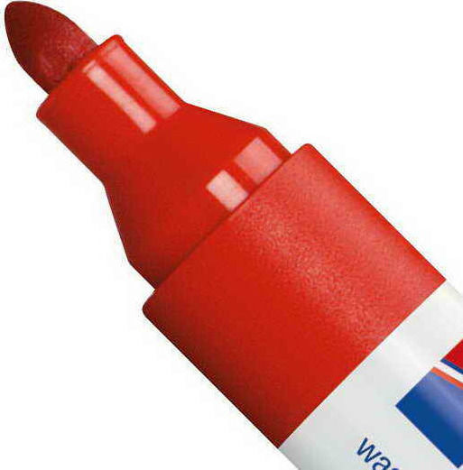 Edding Textile Marker 4500 Marker Wash-resistant Red for Fabric Στρογγυλή Μύτη