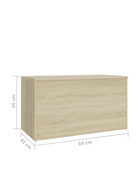 vidaXL Outdoor Storage Box Brown L84xW42xH46cm