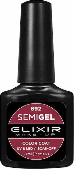 Elixir Semi Gel Ημιμόνιμο Βερνίκι Νυχιών 892 Currant 8ml