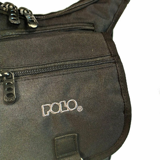 Polo Shoulder Gun Στρατιωτικό Τσαντάκι Ώμου από Cordura Μαύρο 5lt