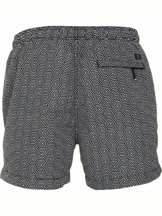 Men's Swimwear Shorts Black with Patterns