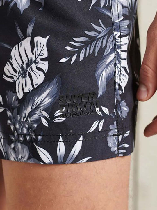 Ανδρικό Μαγιό Σορτς Μαύρο Floral