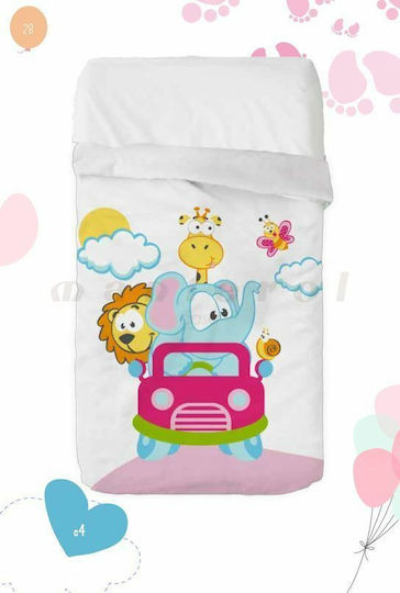 Manterol Casa Κουβέρτα Κούνιας Baby Vip 110x140εκ.