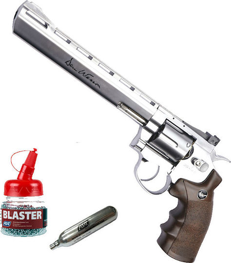 Asg Аеропистолет CO2 Dan Wesson 8" Silver 4.5мм