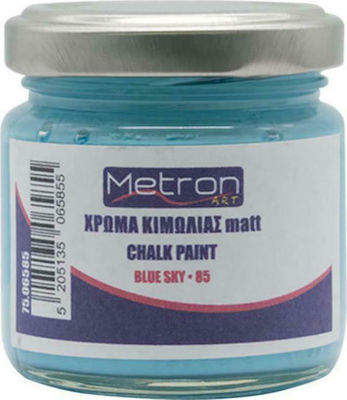 Metron Chalk Paint Χρώμα Κιμωλίας Blue Sky 110ml