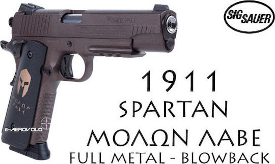 SigSauer Αεροβόλο Πιστόλι CO2 1911 Spartan Blowback Μεταλλικό 4.5mm