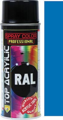 Eco Service Σπρέι Βαφής Top Acrylic με Μεταλλικό Εφέ Sky Blue RAL 5015 400ml