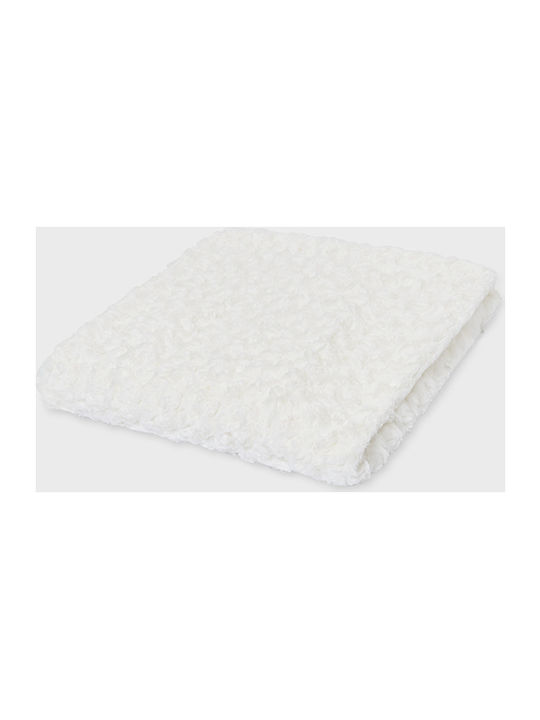 Mayoral Κουβέρτα Αγκαλιάς & Λίκνου Fleece Μπεζ 80x100εκ.