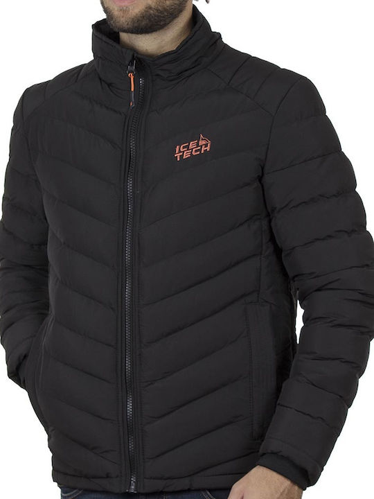 Geacă de iarnă Puffer Neagră