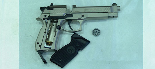 Umarex Pistol cu Aer CO2 92FS Nickel 4.5mm