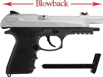 Crosman CO2 Blowback Air Pistol CM9B MAKO 4.5mm
