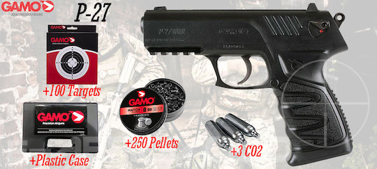 Gamo CO2 Air Pistol P-27 Dual (Pack) 4.5mm