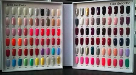 Elixir Semi Gel Semi-Permanent Nail Polish 862 with Glitter 8ml 1pcs