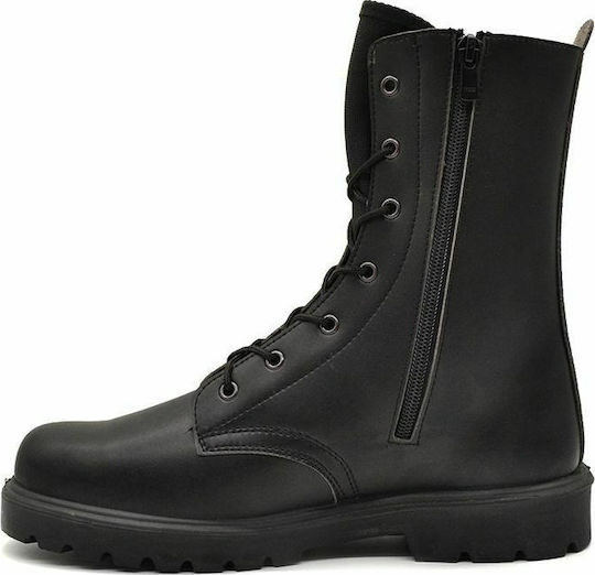 Aeropelma Military Boots Duetto 11 Leather Black 11
