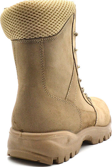 Aeropelma Military Boots Duetto Leather Beige