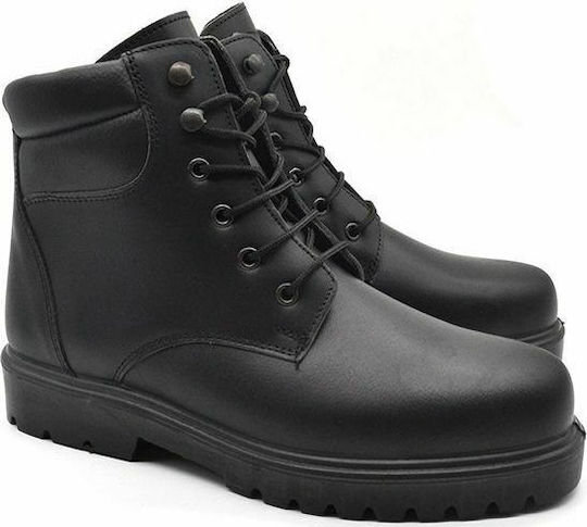Aeropelma Military Half Boots Duetto 5 Leather Black 5