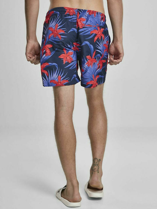 Ανδρικό Μαγιό Σορτς Blue / Red Floral