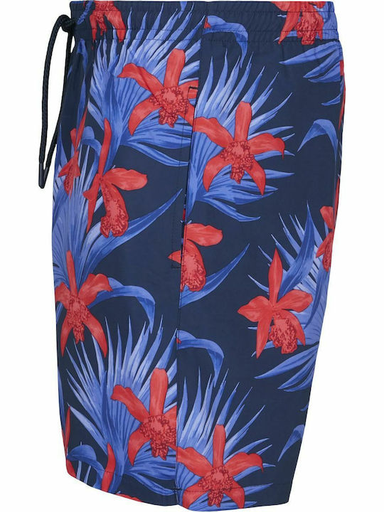 Ανδρικό Μαγιό Σορτς Blue / Red Floral