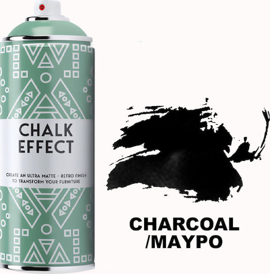 Cosmos Lac Chalk Effect Spray Chalk N01 Charcoal Black 400ml N01