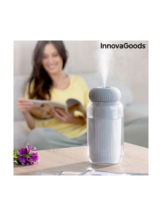 InnovaGoods LED Устройство за ароматерапия Ултразвуков V0103247 с таймер Бял 300мл V0103247