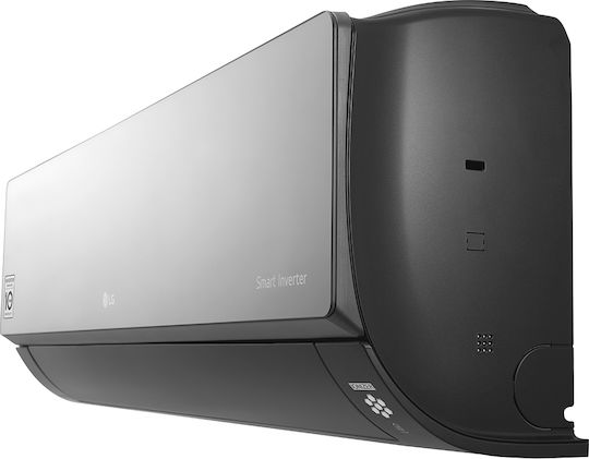 LG ArtCool Mirror BH Klimaanlage Inverter 9000 BTU Energieklasse A++/A+ mit Ionisator und WiFi Schwarz