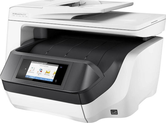 HP OfficeJet Pro 8730 All-in-One Έγχρωμο Πολυμηχάνημα Inkjet με WiFi και Mobile Print