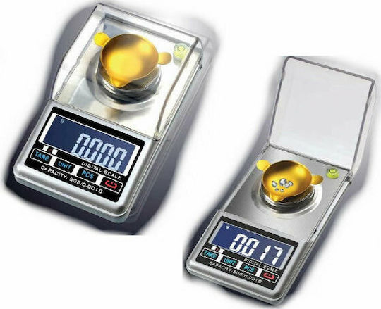 Fuzion DS-26 Electronic Precision Commercial Scale with Weighing Capacity of 0.05kg and Division 0.001gr