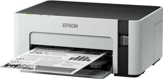 Epson EcoTank ET-M1120 Ασπρόμαυρος Εκτυπωτής Inkjet με WiFi και Mobile Print C11CG96402