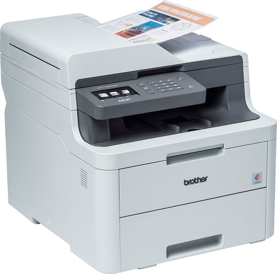 Brother DCP-L3550CDW Έγχρωμο Πολυμηχάνημα LED με WiFi και Mobile Print