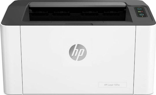 HP Laser 107w Черно-бял Принтер Лазер с WiFi и Mobile Print