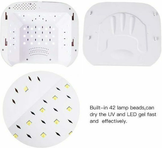 Molly Lac Dual με Ηχείο Bluetooth Φουρνάκι Νυχιών UV / LED 99W Λευκό