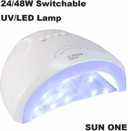 SUN ONE UV Sun One Nail Polish Curing Lamp UV / LED 48W White