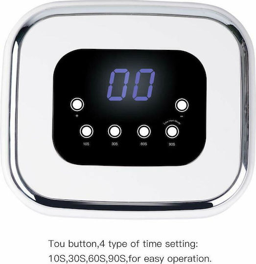 Molly Lac Dual με Ηχείο Bluetooth Φουρνάκι Νυχιών UV / LED 99W Λευκό
