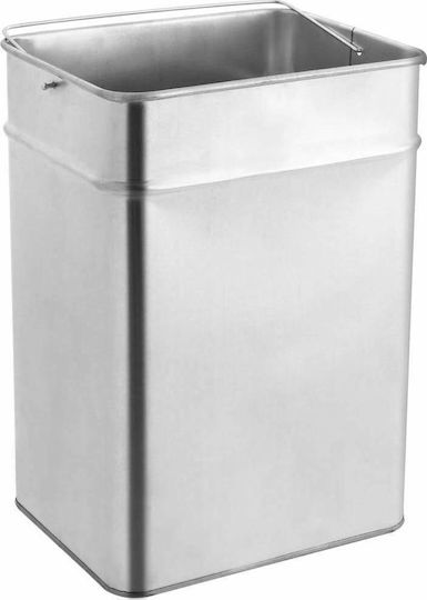 vidaXL Metallic Waste Bin 45lt Black