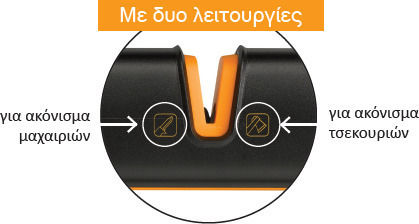 Fiskars Xsharp Ακονιστήρι Χειρός με 1 Επίπεδο