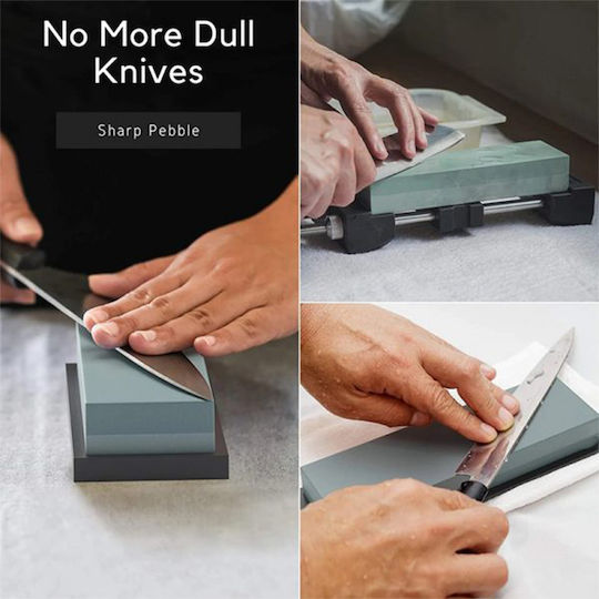 Sharp Pebble Grit 600/3000 Πέτρα Ακονίσματος Διπλή με Πυκνότητα 600/3000 18x5.7x3cm