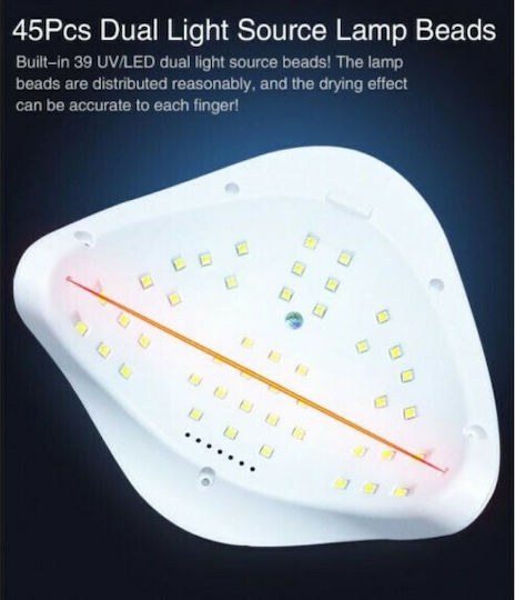 Sun Sun X5 Max Φουρνάκι Νυχιών UV / LED 80W Λευκό