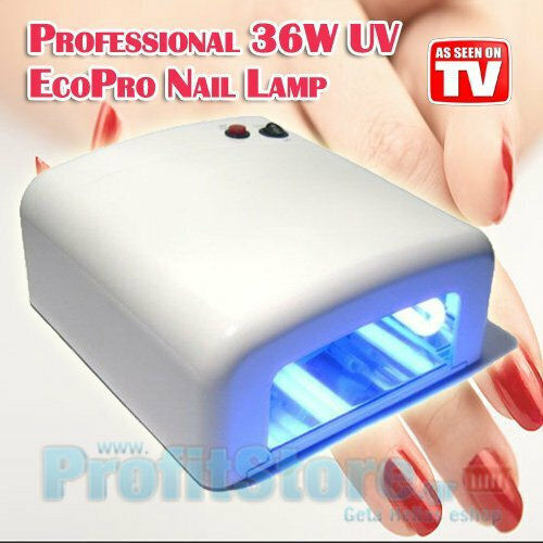 Nailshop Επαγγελματικό Φουρνάκι Νυχιών UV 36W Λευκό