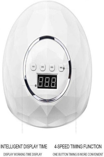 Smart F6 Smart 2.0 Φουρνάκι Νυχιών UV / LED 86W Λευκό