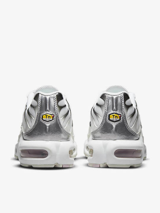 TN Air Max Plus Дамски Сникърси Бели / Неонови / Черни / Металик Сребърни