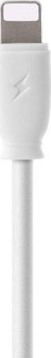 Remax Regular USB to Lightning Cable Λευκό 1m (Lesu)