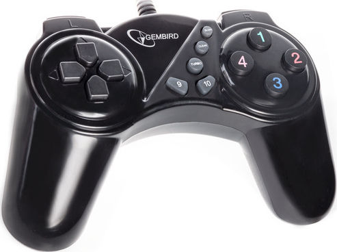Gembird JPD-ST01 Ενσύρματο Gamepad για PC Μαύρο