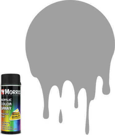 Benman Σπρέι Βαφής Acrylic με Γυαλιστερό Εφέ White Aluminium RAL 9006 400ml