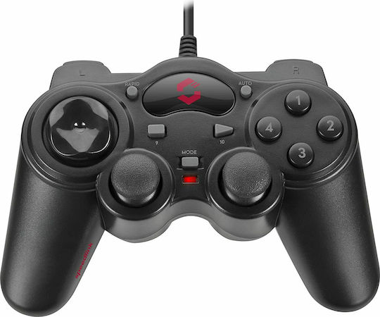 SpeedLink Thunderstrike Ενσύρματο Gamepad για PC Μαύρο
