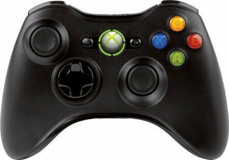 Microsoft Ασύρματο Gamepad για Xbox 360 Μαύρο